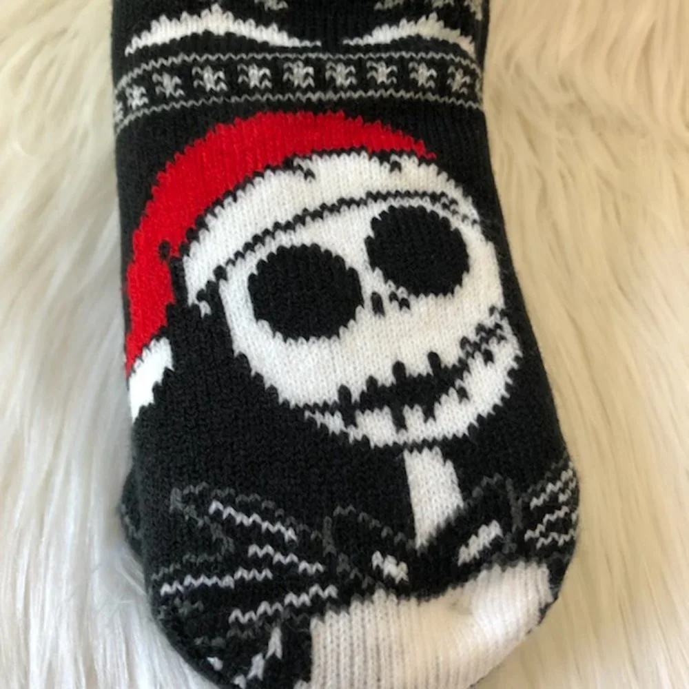 Disney Nightmare Before Christmas Jack Skellington Slipper Socks